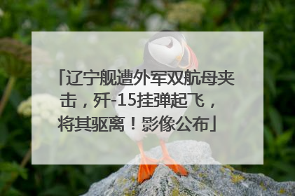 辽宁舰遭外军双航母夹击，歼-15挂弹起飞，将其驱离！影像公布