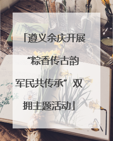 遵义余庆开展“粽香传古韵 军民共传承”双拥主题活动