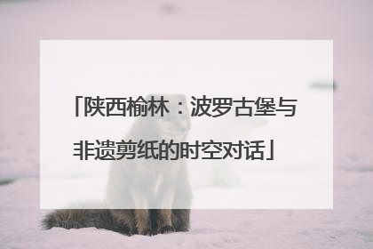 陕西榆林：波罗古堡与非遗剪纸的时空对话