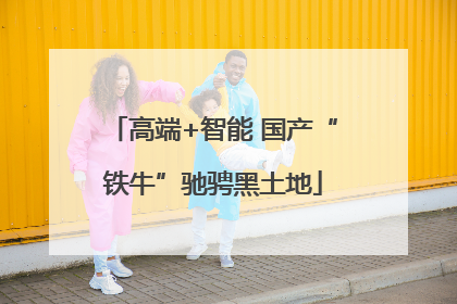高端+智能 国产“铁牛”驰骋黑土地