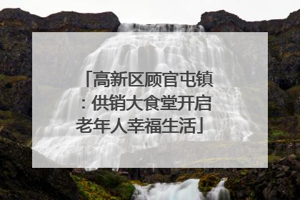 高新区顾官屯镇：供销大食堂开启老年人幸福生活