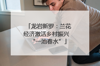 龙岩新罗：兰花经济激活乡村振兴“一池春水”