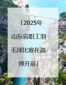 2025年山东省职工羽毛球比赛在淄博开幕