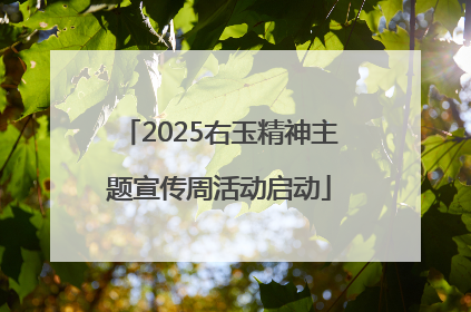 2025右玉精神主题宣传周活动启动